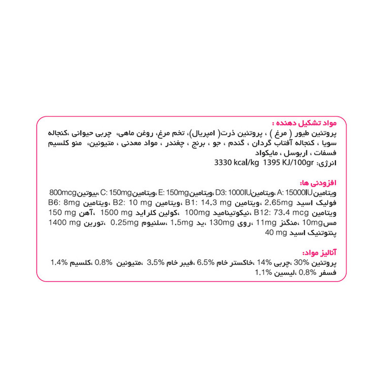 غذای خشک گربه سلبن مدل Cat Dry Food indoor Adult وزن 10 کیلوگرم