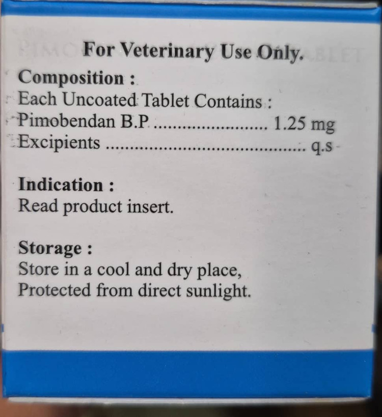 قرص پیموبندان 1.25mg (ورق 10 عددی)