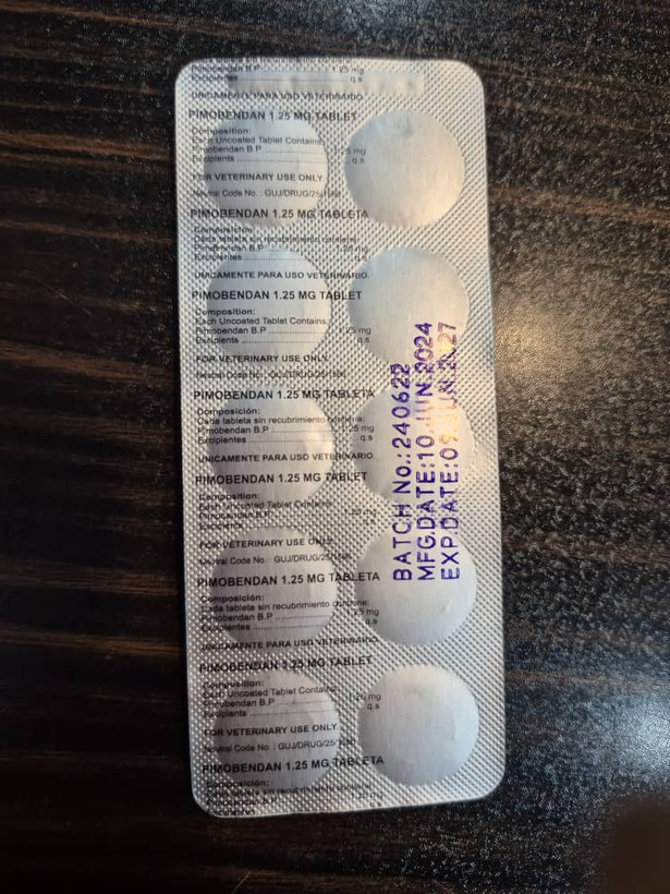 قرص پیموبندان 1.25mg (ورق 10 عددی)